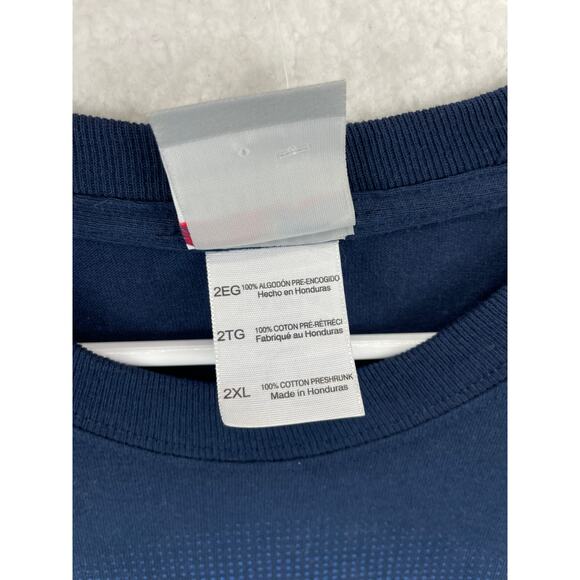 MLB Boston Red Sox Long Sleeve Shirt Men’s 2XL Blue Baseball Club Tee NWT - Picture 4 of 7